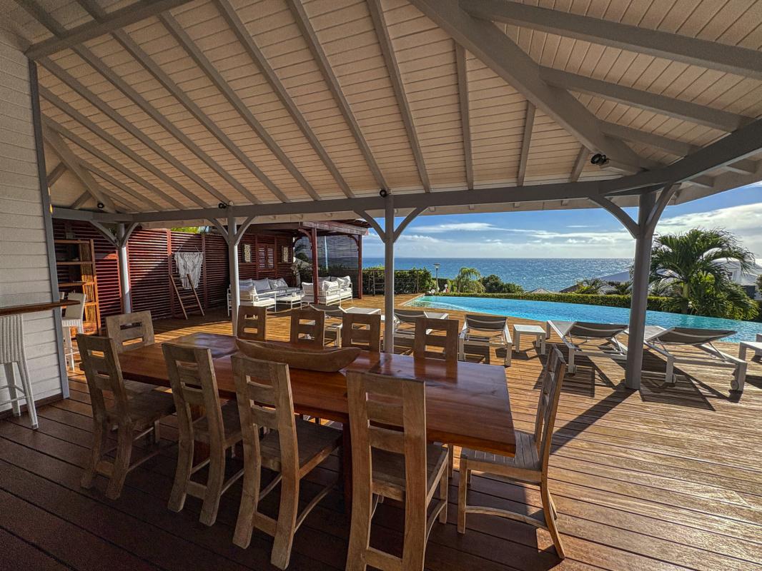 14.Location villa piscine Sainte Anne Guadeloupe_Terrasse